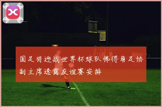 国足将迎战世界杯球队佛得角足协副主席透露友谊赛安排